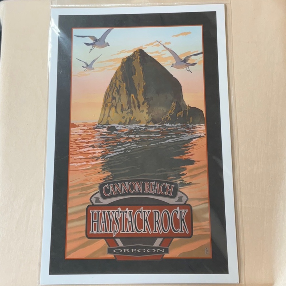 Cannon Beach Haystack Rock-11x17 Print by Mike K. Ranger